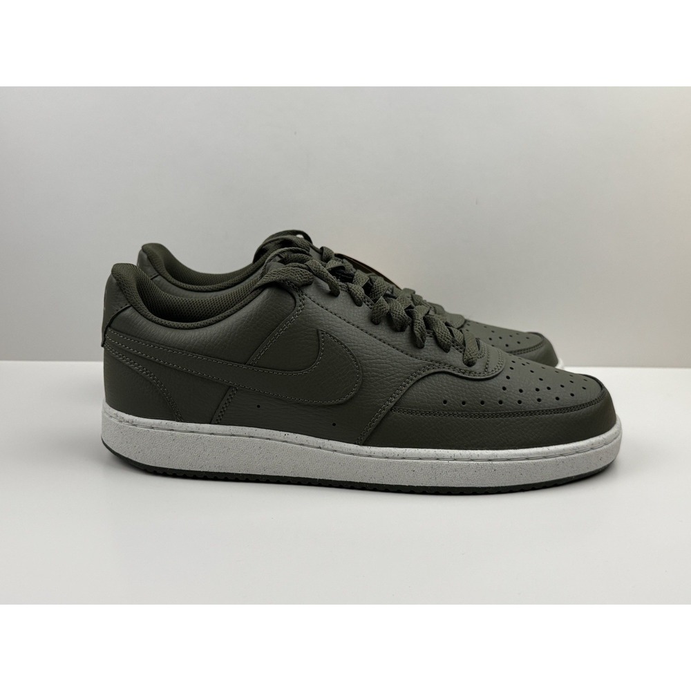 Nike‎ Court Vision Lo NN Sneakers Men's Size 8 Cargo Khaki/White DH2987-300
